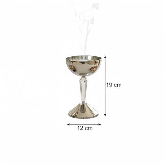 Contemporary Silver Incense Burner