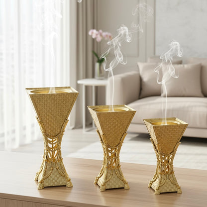 Golden Large Incense Burner – ( L )