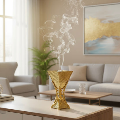 Golden Small Incense Burner – (S)
