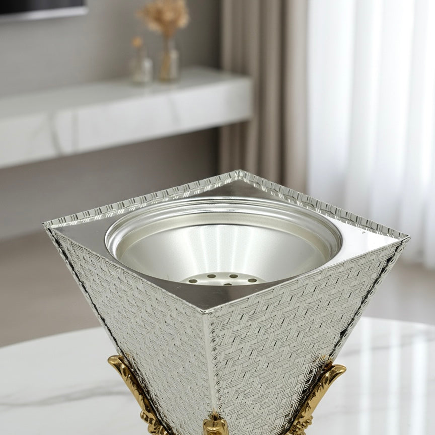 Silver & Gold Medium Incense Burner – (M)