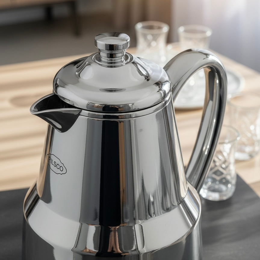 Pilsco Premium Thermal Flask – (Silver, 1.0L) - Mawaeen
