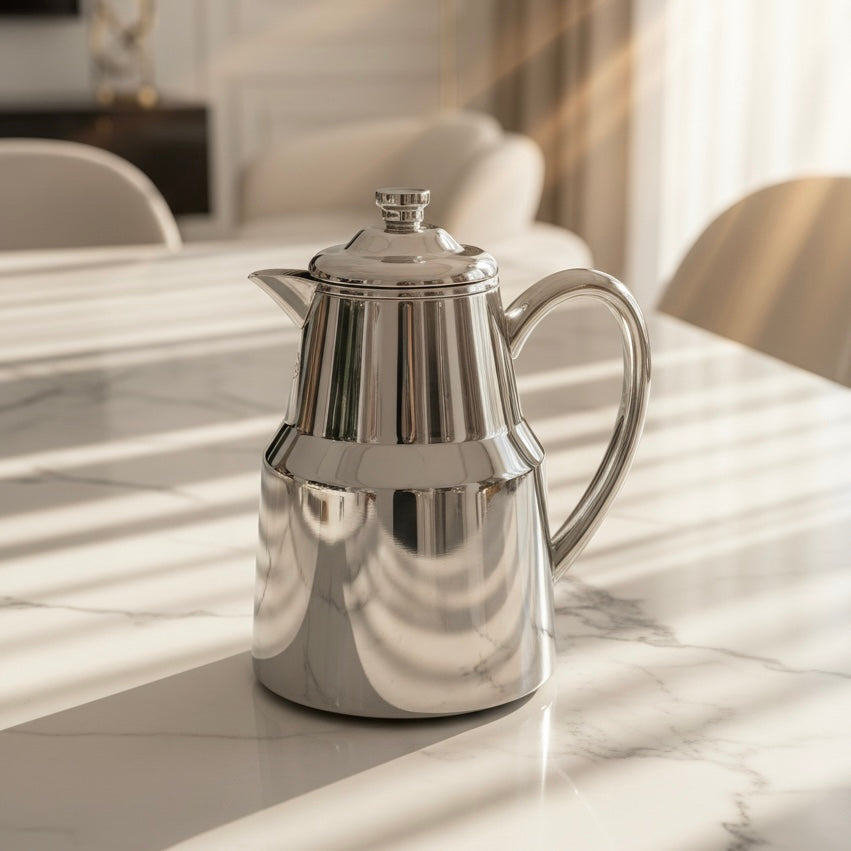 Pilsco Premium Thermal Flask – (Silver, 0.65L) - Mawaeen