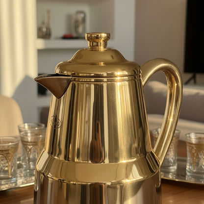 Pilsco Premium Thermal Flask – (Gold, 1.0L) - Mawaeen