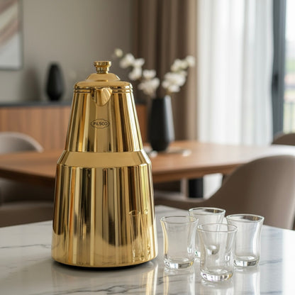 Pilsco Premium Thermal Flask – (Gold, 1.0L) - Mawaeen