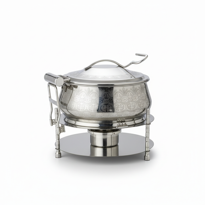 Luxury Stainless Steel Chafing Dish Hydraulic – 7.5L - Mawaeen