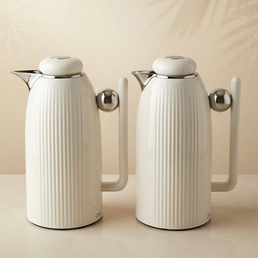 Premium Dallah Set Lovry – 1L & 1L - Mawaeen