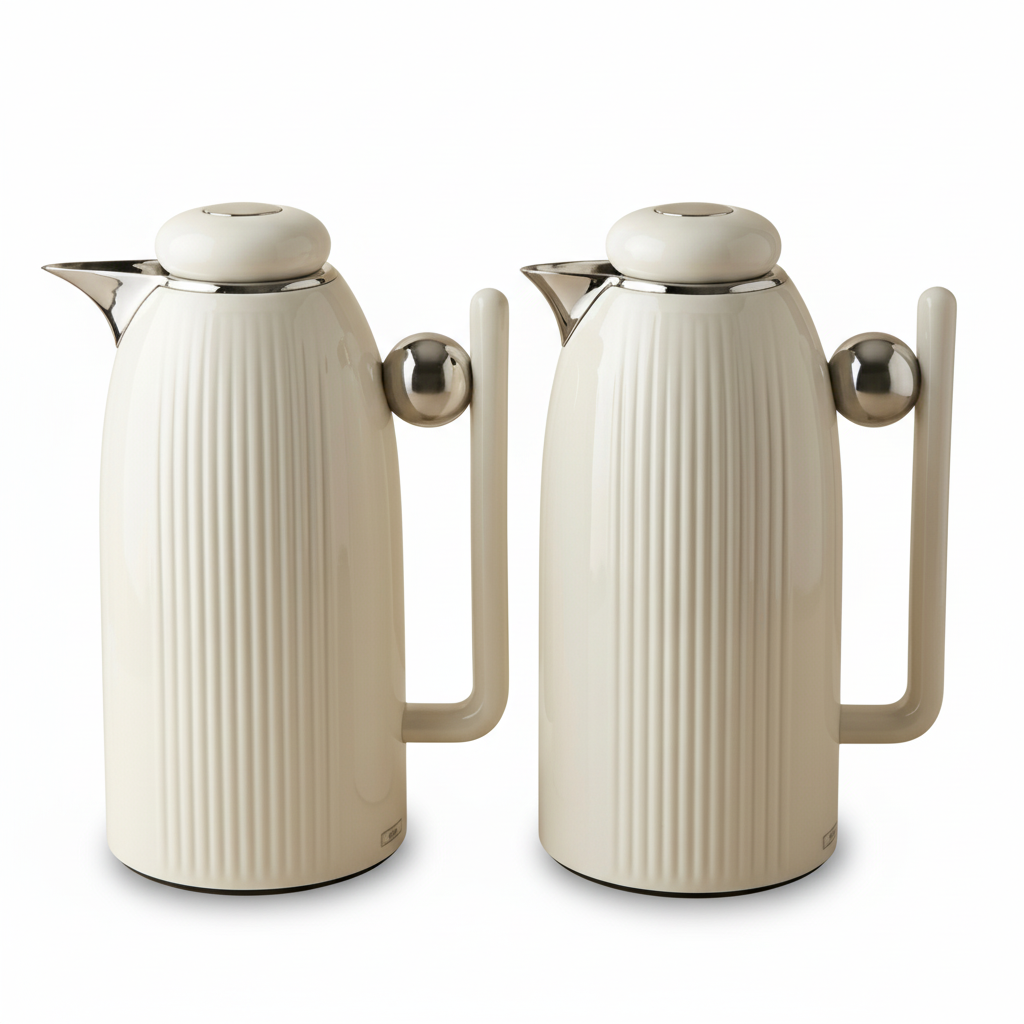 Premium Dallah Set Lovry – 1L & 1L - Mawaeen