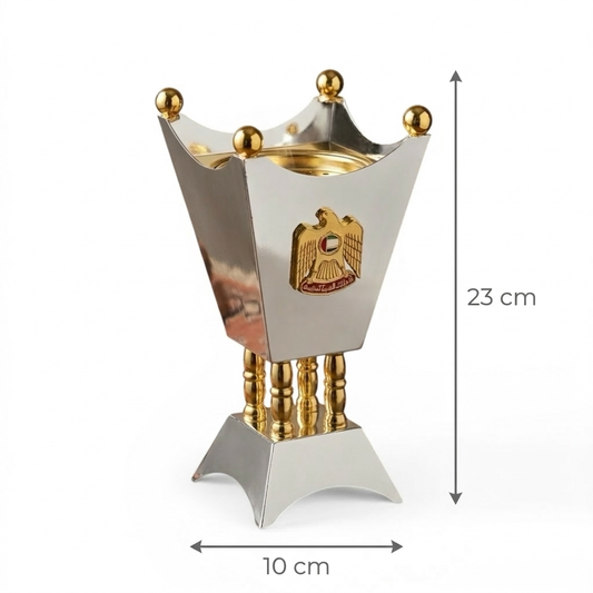 UAE Emblem Incense Burner S/Gold (S) - Mawaeen