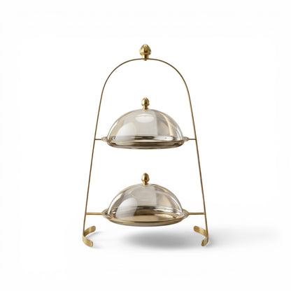2-Tier Serving Candy Stand Gold - (L) - Mawaeen