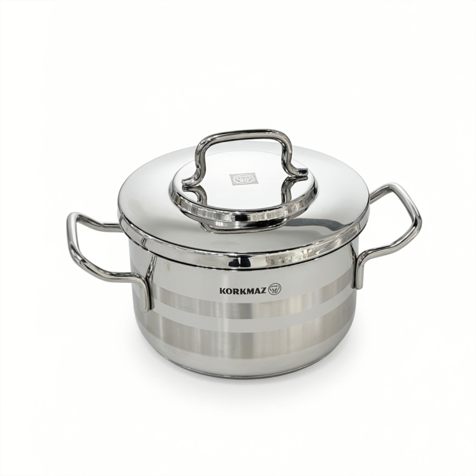 Korkmaz Stainless Steel Casserole 2.0 Ltr with Lid - Mawaeen