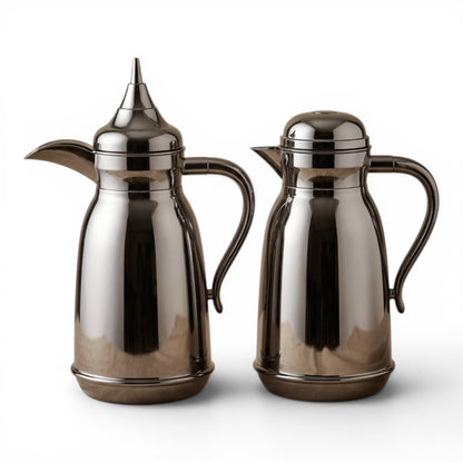 Najib Luxury Gold Dallah Set – 1L + 1L - Mawaeen