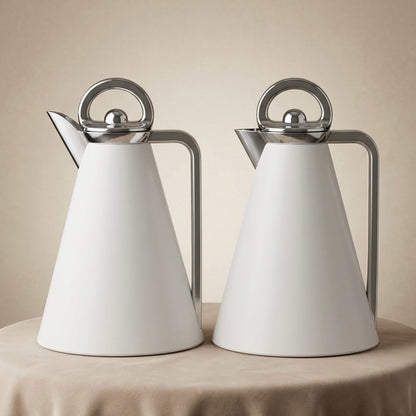 Najib Dallah Set – W/Silver | 1.0L + 1.0L - Mawaeen