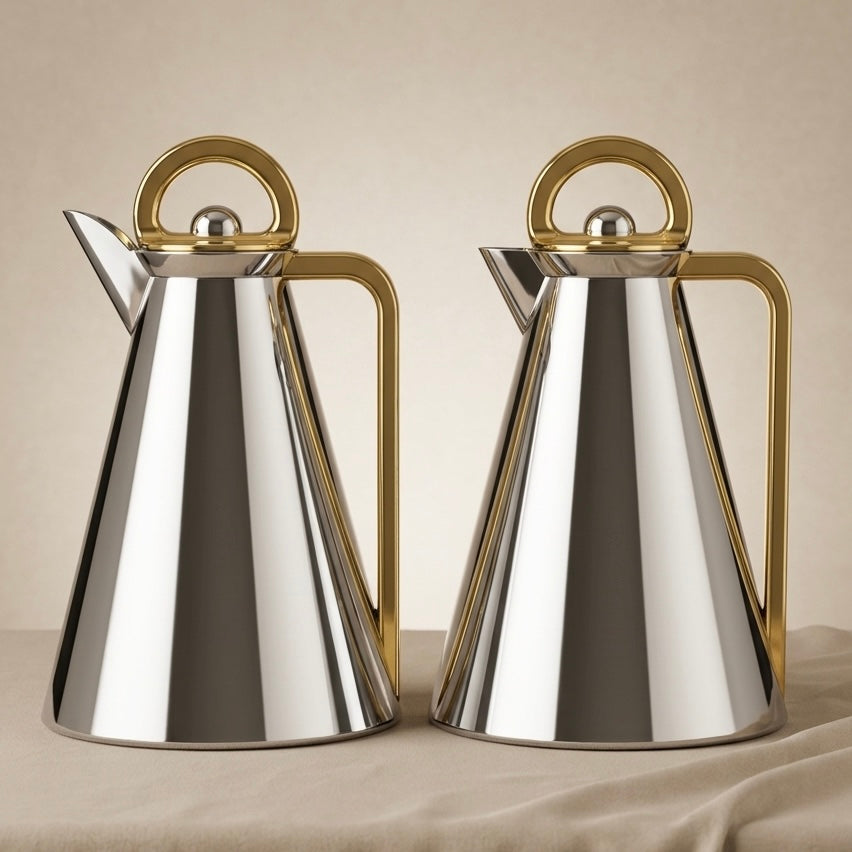 Najib Dallah Set – S/Gold | 1.0L + 1.0L - Mawaeen