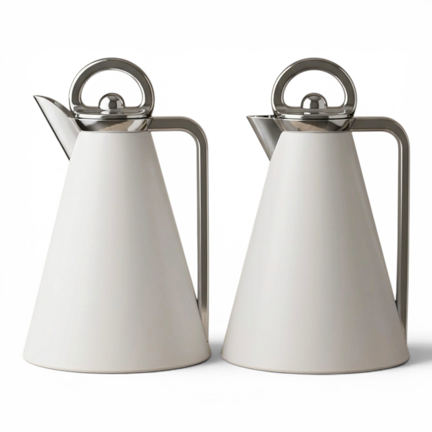 Najib Dallah Set – W/Silver | 1.0L + 1.0L - Mawaeen