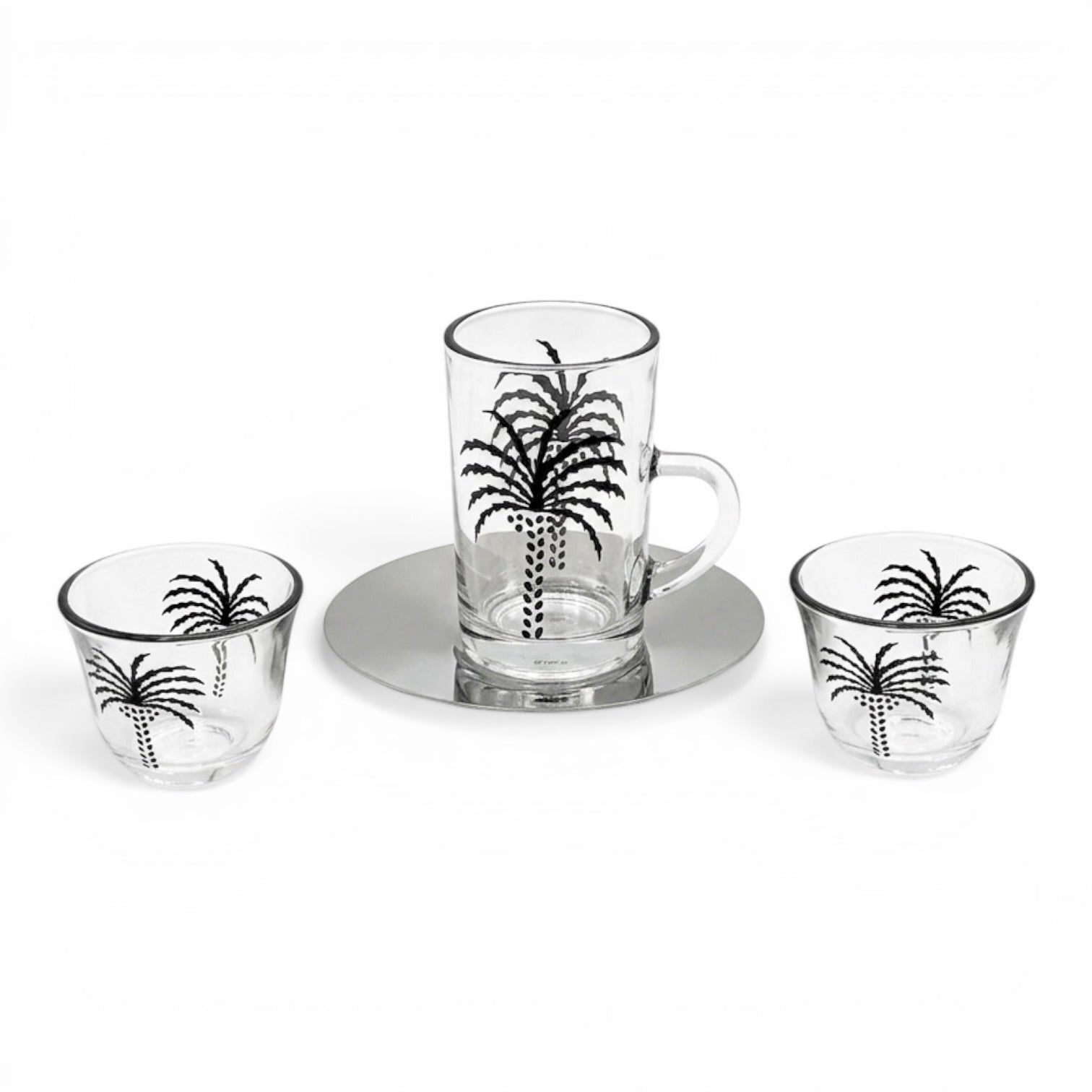 Nakhla Set 18-Piece Hospitality Set – Black - Mawaeen
