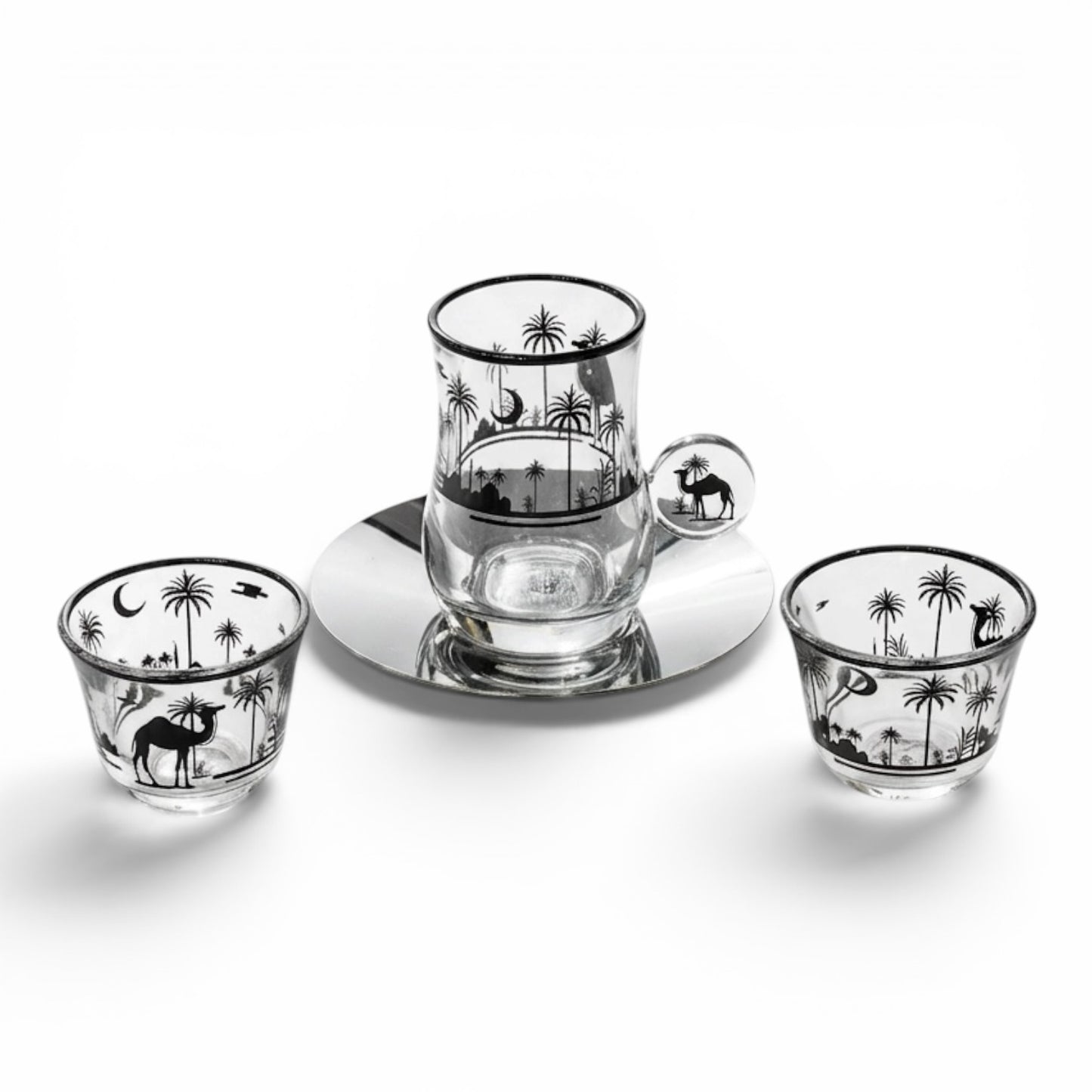 Desert Nights 18-Piece Hospitality Set – Black Camel - Mawaeen