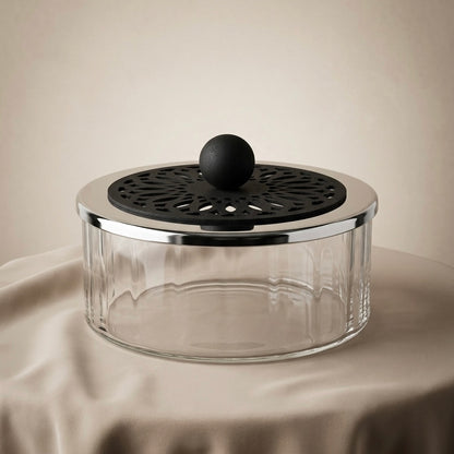 Modern Glass Candy Box (L) - Mawaeen