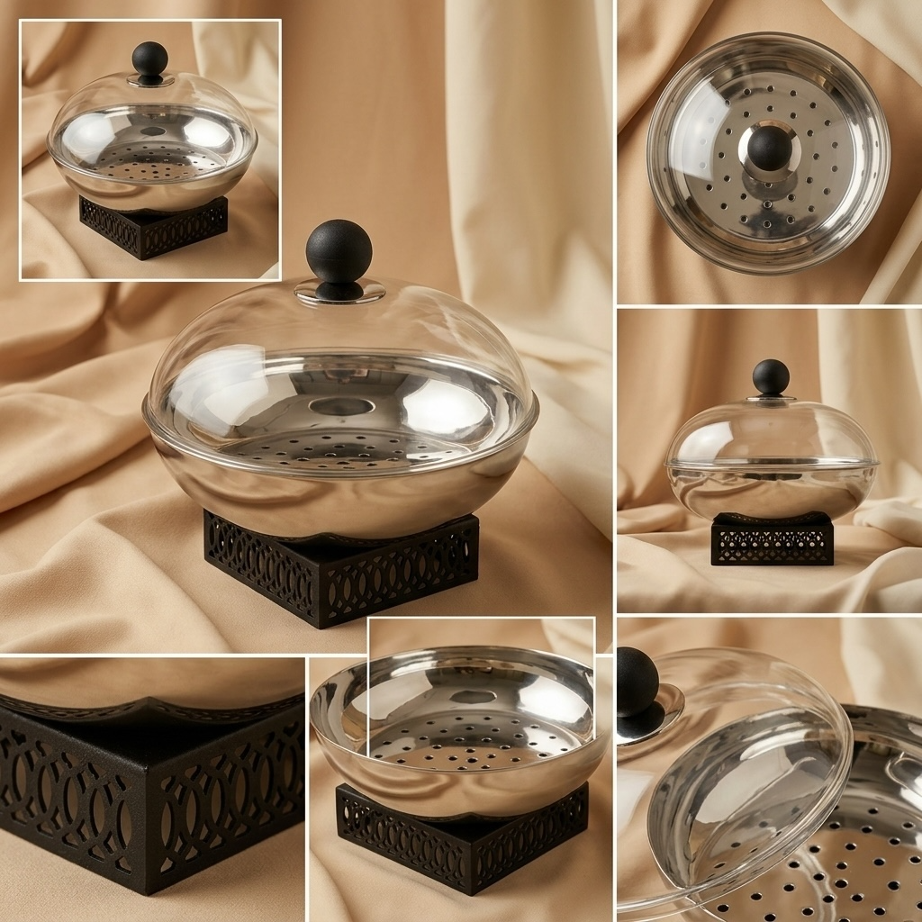 Modern Salad Bowl with Lid (S) - Mawaeen