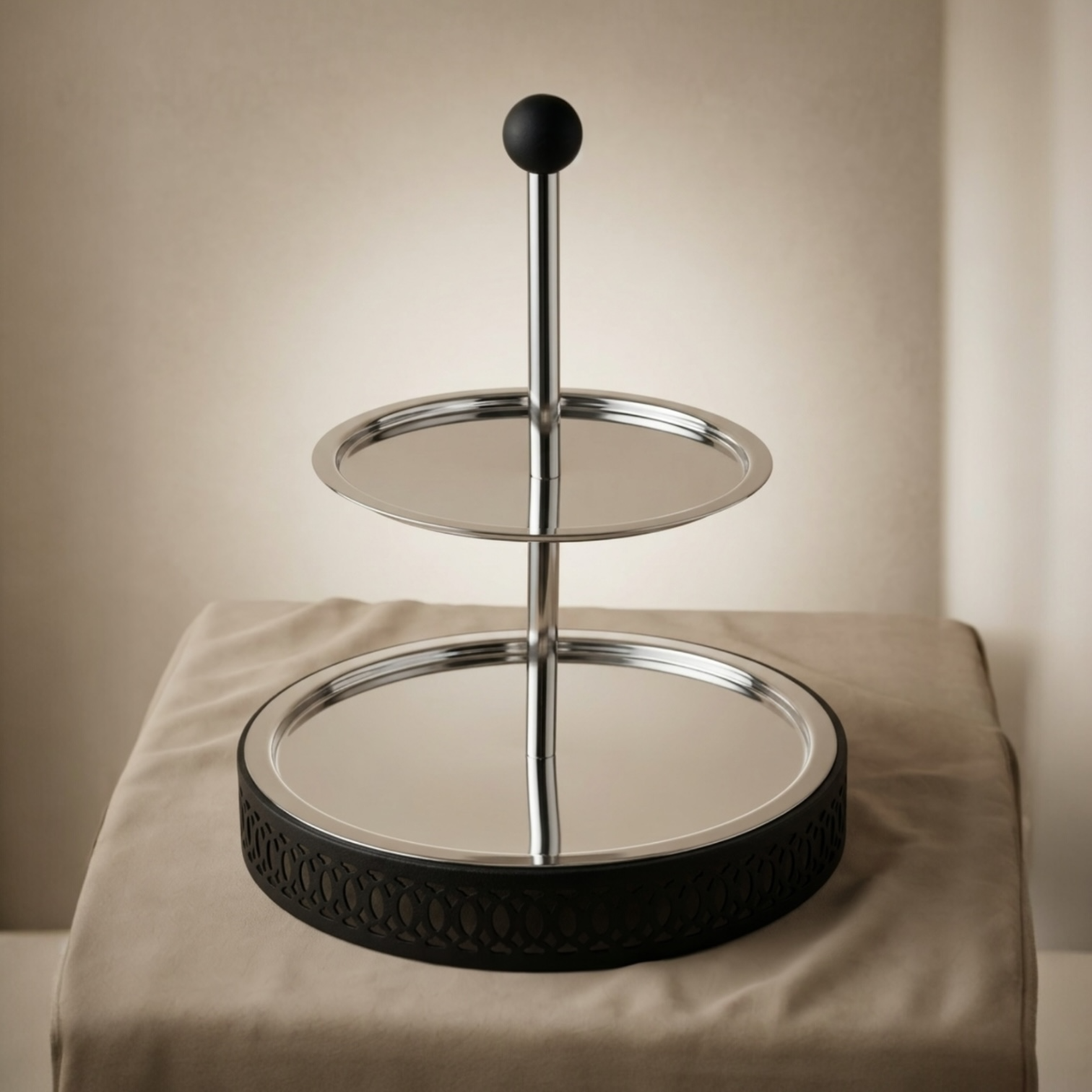 2-Tier Modern Candy & Dessert Tray - Mawaeen