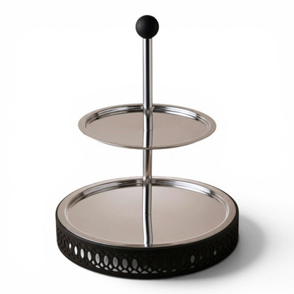 2-Tier Modern Candy & Dessert Tray - Mawaeen