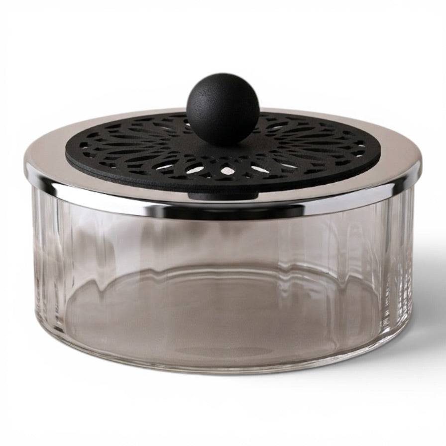 Modern Glass Candy Box (L) - Mawaeen