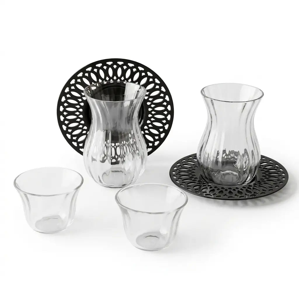 Modern 18-Piece Tea & Coffee Serving Set - Mawaeen