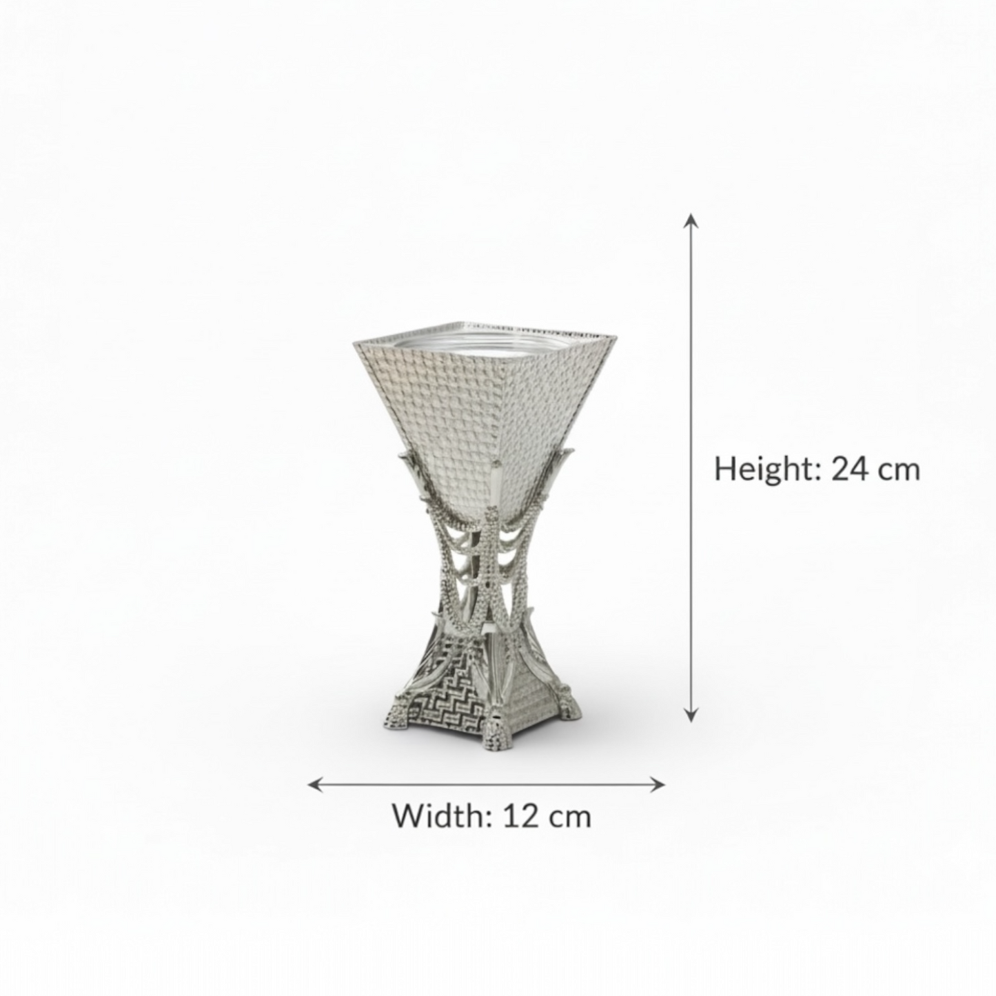 Silver Medium Incense Burner – (M) - Mawaeen