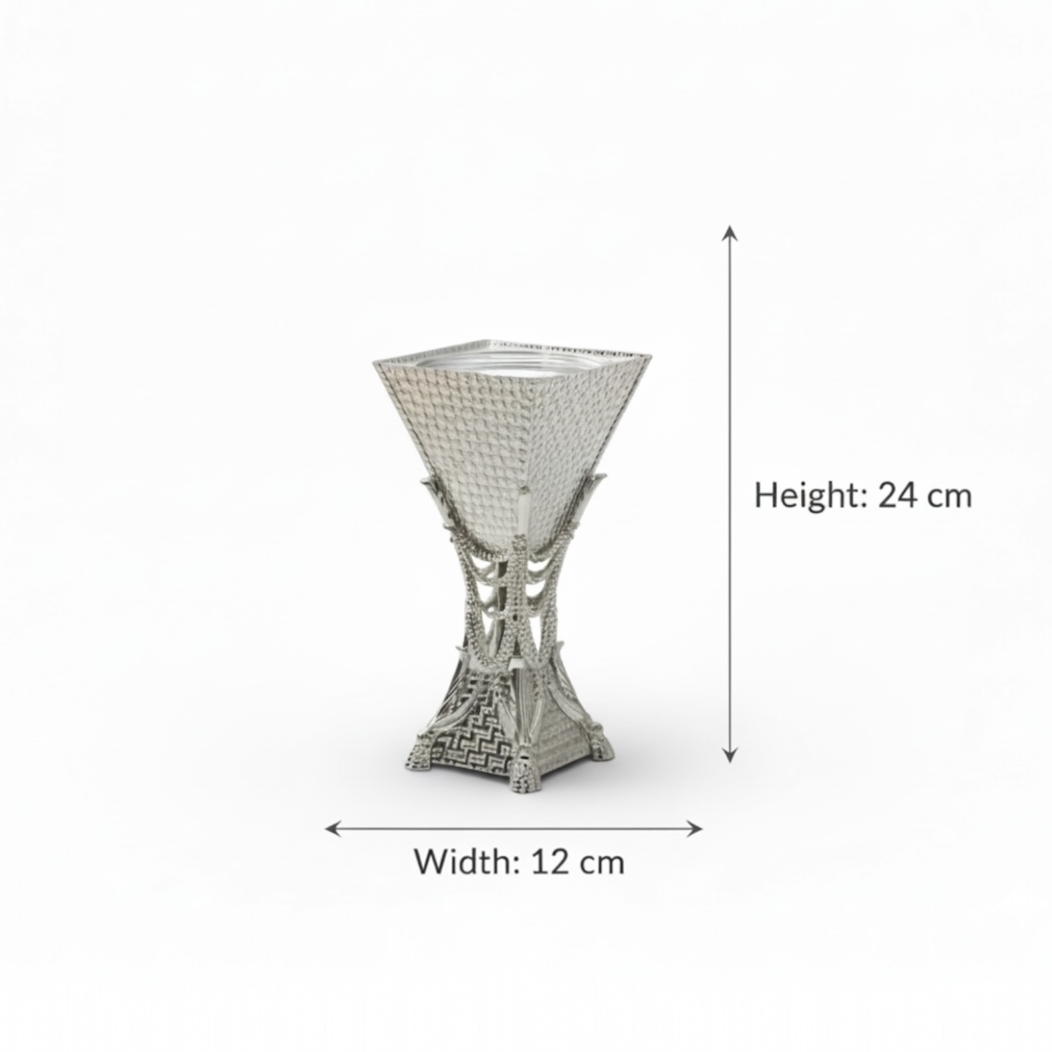 Silver Medium Incense Burner – (M) - Mawaeen