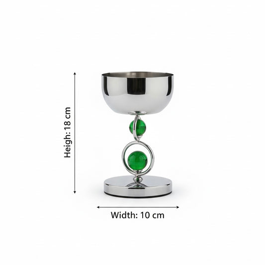 Green Crystal Incense Burner