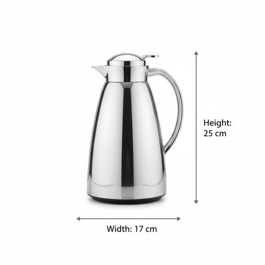 Emsa Premium pastel Silver Thermal Coffee Flask – 1L