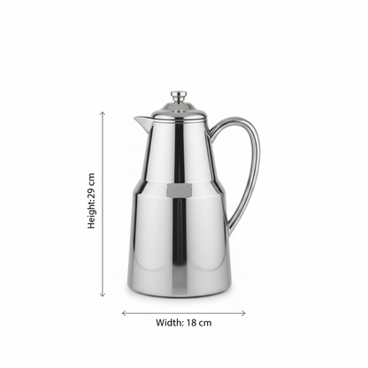 Pilsco Premium Thermal Flask – (Silver, 1.3L) - Mawaeen