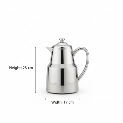 Pilsco Premium Thermal Flask – (Silver, 0.65L) - Mawaeen
