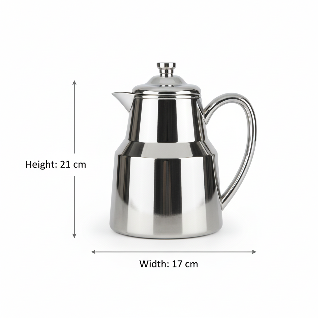 Pilsco Premium Thermal Flask – (Silver, 0.35L) - Mawaeen