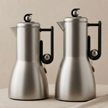 Al Marjan Flask Set M/Silver black - 1L + 1L