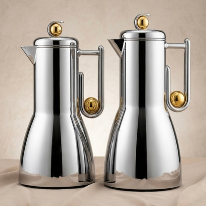 Al Marjan Flask Set Silver/Gold - 1L + 1L