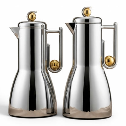 Al Marjan Flask Set Silver/Gold - 1L + 1L