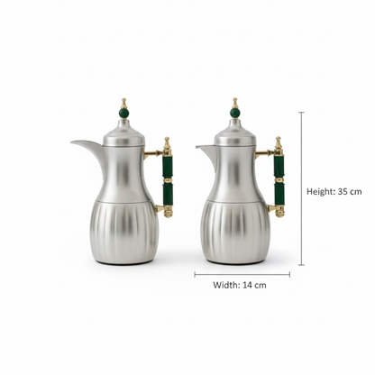 Premium Modern Dallah Set – Elegant Contemporary Design (1L + 1L)