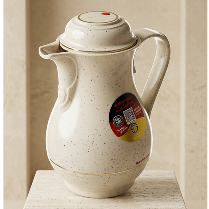 Rotpunkt German Vacuum Flask – 530 - Speckled Light Cream (0.5 Liter)