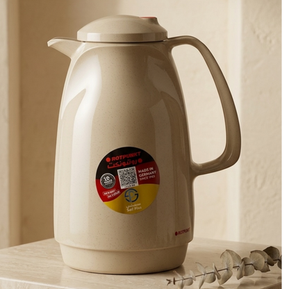 Rotpunkt German Vacuum Flask – 225 - Warm Speckled Beige (0.5 Liter)