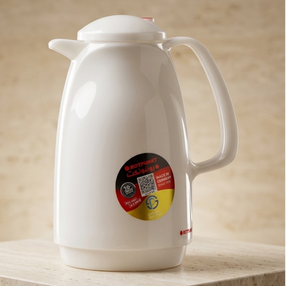 Rotpunkt German Vacuum Flask – 220 RWE - White Minimalist Edition (1.0 Liter)