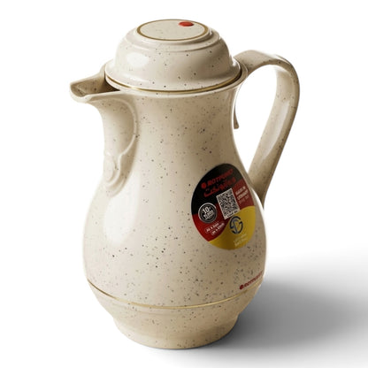 Rotpunkt German Vacuum Flask – 530 - Speckled Light Cream (0.5 Liter)