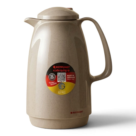 Rotpunkt German Vacuum Flask – 220 - P386 Speckled Taupe (1.0 Liter)