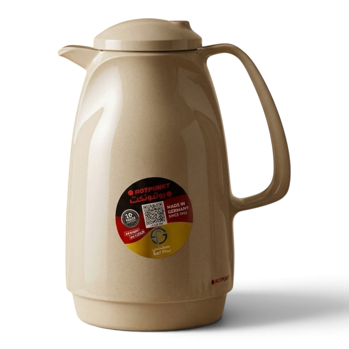 Rotpunkt German Vacuum Flask – 225 - Warm Speckled Beige (0.5 Liter)