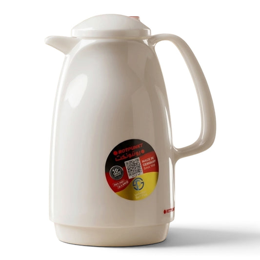 Rotpunkt German Vacuum Flask – 225 P-298 - White Compact Edition (0.5 Liter)