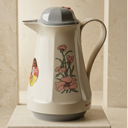 Rotpunkt German Vacuum Flask – 430 - WEI Decor Flower GZK (1.0 Liter)