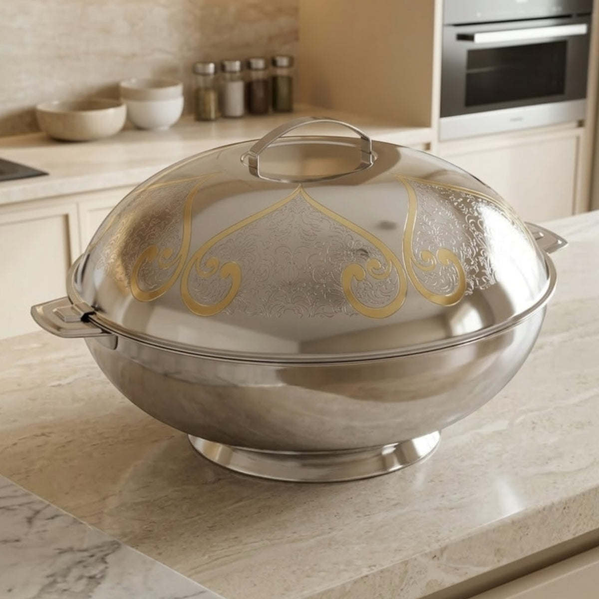 Pradeep 18/10 Stainless Steel Hotpot – 18 L