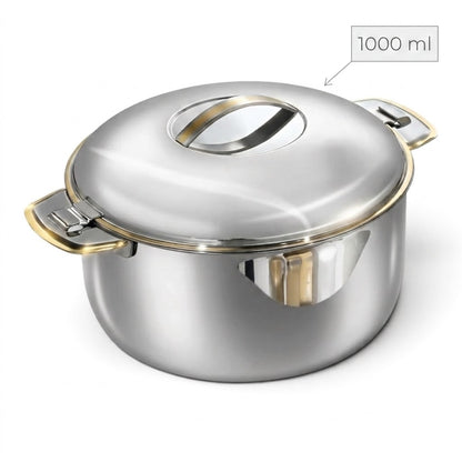 Pradeep Stainless Steel Insulated Hot Pot – 1000 ml
