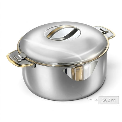 Pradeep Stainless Steel Insulated Hot Pot – 1500 ml