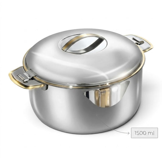 Pradeep Stainless Steel Insulated Hot Pot – 1500 ml