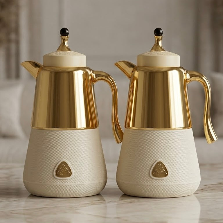 Luxury Lory Gold Tea & Coffee Dallah Set (2 x 1.0L)